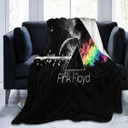 WJGJ Pink Moon Floyd Micro Fleece Mantas Edredones Edredón Ultra Suave Duradero para Ropa de Cama...