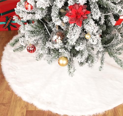 MACTING Manta para &aacute;rbol de Navidad, 30 pulgadas, manta para &aacute;rbol de Navidad, redonda, manta para...