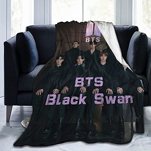 Manta Kpop Bts, Manta De Franela Suave Y C&aacute;Lida, Manta De Felpa Para La Siesta Del Sof&aacute; De...