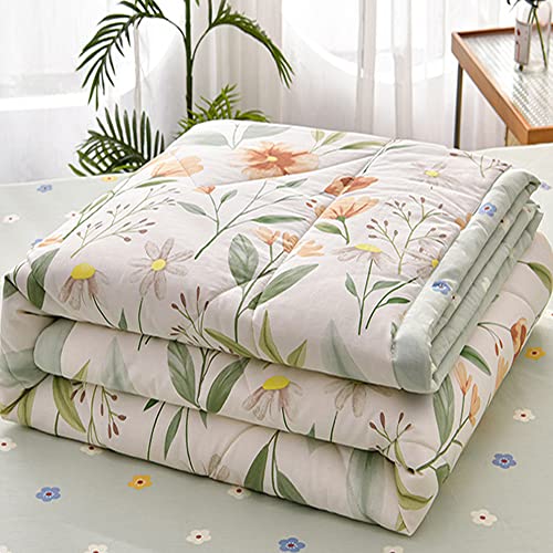 Chickwin Verde Colcha Bouti Acolchada Colcha de Verano y Primavera, 150x200cm Reversible Suave...
