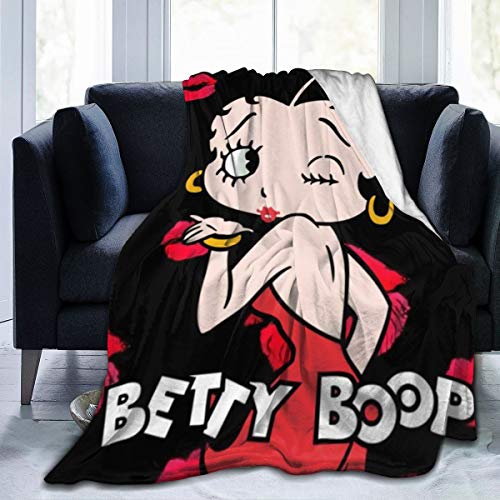 ATOurDealss YUNGBLUD - Manta de felpa suave Be-tty B-OOP para mujeres, hombres, ni&ntilde;os y ni&ntilde;as,...