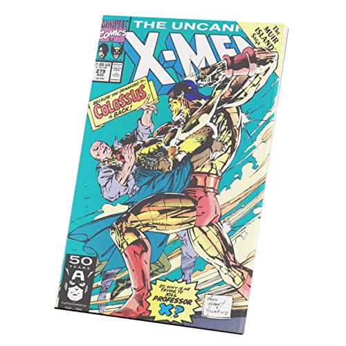 Cuadro mural de impresión sobre lienzo X Men Marvel Manta cómics Vintage Comics (30 cm x 45 cm)