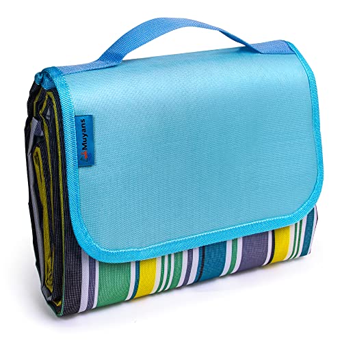 Manta de p&iacute;cnic Resistente al Agua, 300 x 200 cm, Manta de Picnic XXL, Plegable, Manta de Playa...