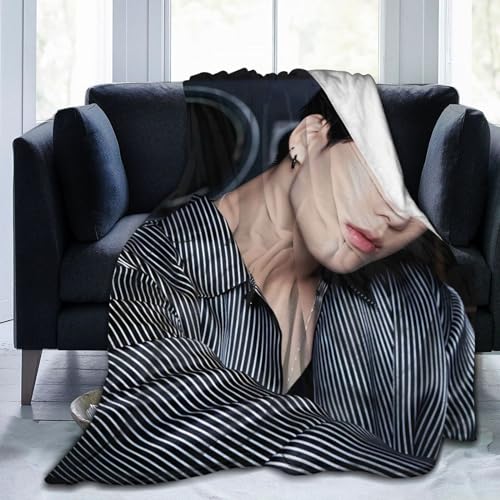 QapLWczK Manta Jungkook Jeon Jung Kook suave y c&oacute;moda manta de forro polar c&aacute;lido, regalo para...