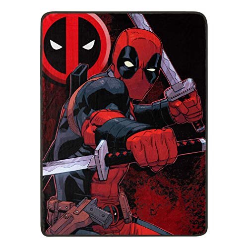 Marvel Micro Raschel - Manta de 46 x 60 Pulgadas, Swordsman