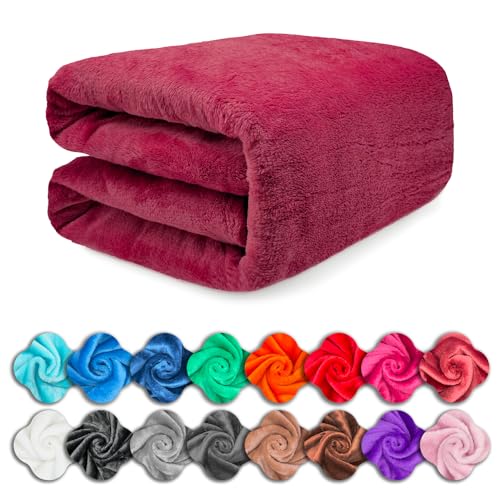 Polaristar - Manta de Poli&eacute;ster Lisa Suave y C&aacute;lida para Sof&aacute;, Cama y Decoraci&oacute;n del Hogar &ndash;...