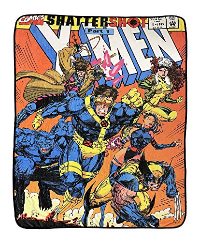 Marvel X-Men 90'S Shattershot Officially Licensed Fleece Throw Blanket