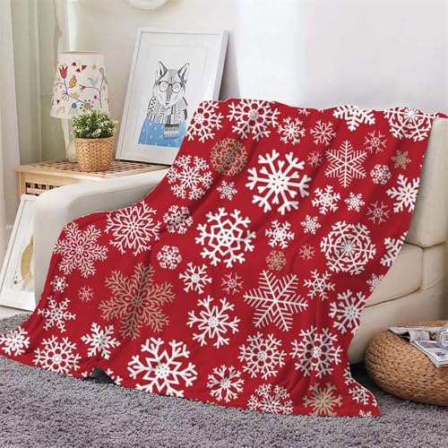 Hixingo Manta para Sof&aacute; de Franela, Manta de Navidad para Invierno Suave y C&aacute;lida Mantas de Cama...
