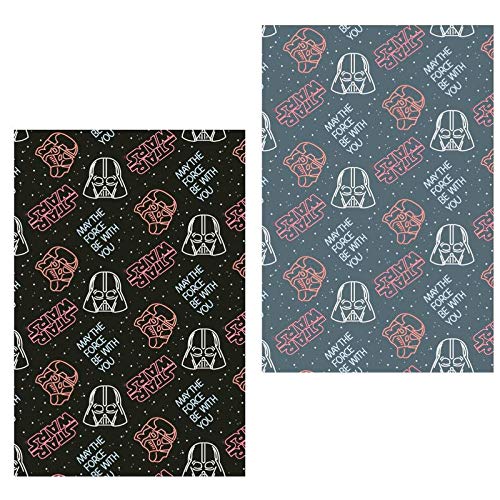 MANTA FRANELA STAR WARS - GRIS - 120X160CM